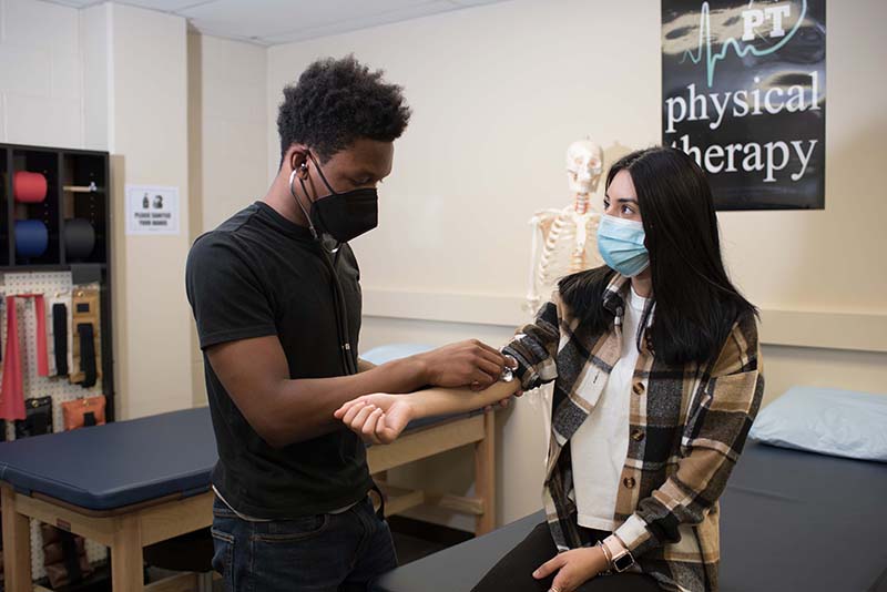 Nursing students in classroom